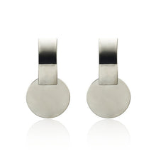 Load image into Gallery viewer, Fashion statement earrings 2020 large geometric round earrings for women hanging swing earrings modern female earrings jewelry