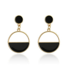 Load image into Gallery viewer, Fashion statement earrings 2020 large geometric round earrings for women hanging swing earrings modern female earrings jewelry