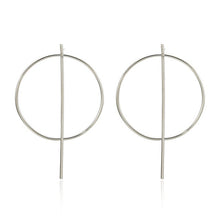 Load image into Gallery viewer, Fashion statement earrings 2020 large geometric round earrings for women hanging swing earrings modern female earrings jewelry