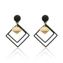 Load image into Gallery viewer, Fashion statement earrings 2020 large geometric round earrings for women hanging swing earrings modern female earrings jewelry