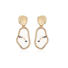 Load image into Gallery viewer, Fashion statement earrings 2020 large geometric round earrings for women hanging swing earrings modern female earrings jewelry