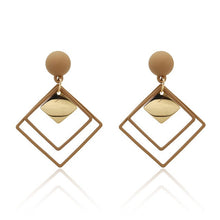 Load image into Gallery viewer, Fashion statement earrings 2020 large geometric round earrings for women hanging swing earrings modern female earrings jewelry