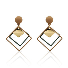 Load image into Gallery viewer, Fashion statement earrings 2020 large geometric round earrings for women hanging swing earrings modern female earrings jewelry