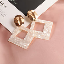 Load image into Gallery viewer, X&P New Fashion Round Dangle Drop Korean Earrings For Women Geometric Round Heart Gold Earring Wedding 2020 kolczyki Jewelry