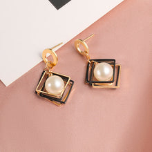 Load image into Gallery viewer, X&P New Fashion Round Dangle Drop Korean Earrings For Women Geometric Round Heart Gold Earring Wedding 2020 kolczyki Jewelry