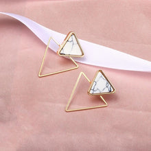Load image into Gallery viewer, X&P New Fashion Round Dangle Drop Korean Earrings For Women Geometric Round Heart Gold Earring Wedding 2020 kolczyki Jewelry