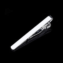 Load image into Gallery viewer, New Tie Clip Fashion Style Necktie Men Metal Silver Simple Bar Clasp Practical Bowtie Clasp Tie Pin For Mens Gift Accessories
