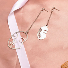 Load image into Gallery viewer, X&amp;P New Fashion Round Dangle Drop Korean Earrings For Women Geometric Round Heart Gold Earring Wedding 2020 kolczyki Jewelry
